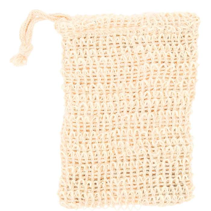 Shower Bath Natural Sisal Soap Bag Exfoliating Soap Saver Pouch 50pcs