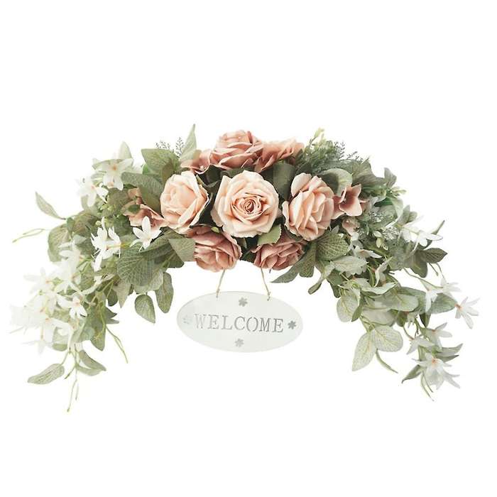 Artificial Wreath Lintel Decoration Diy Wedding Home Living Room A