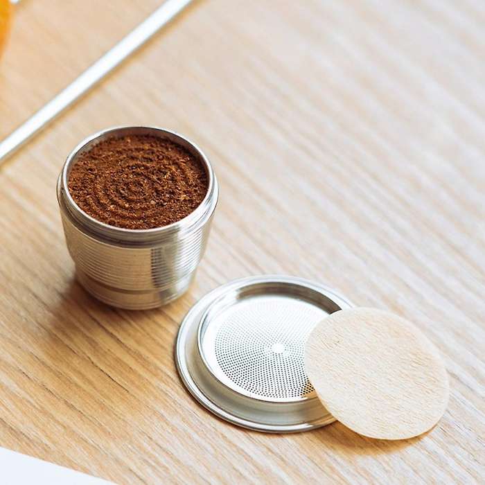 Coffee Capsules Coffee Filter Paper Easy to Clean with Spoon Brush