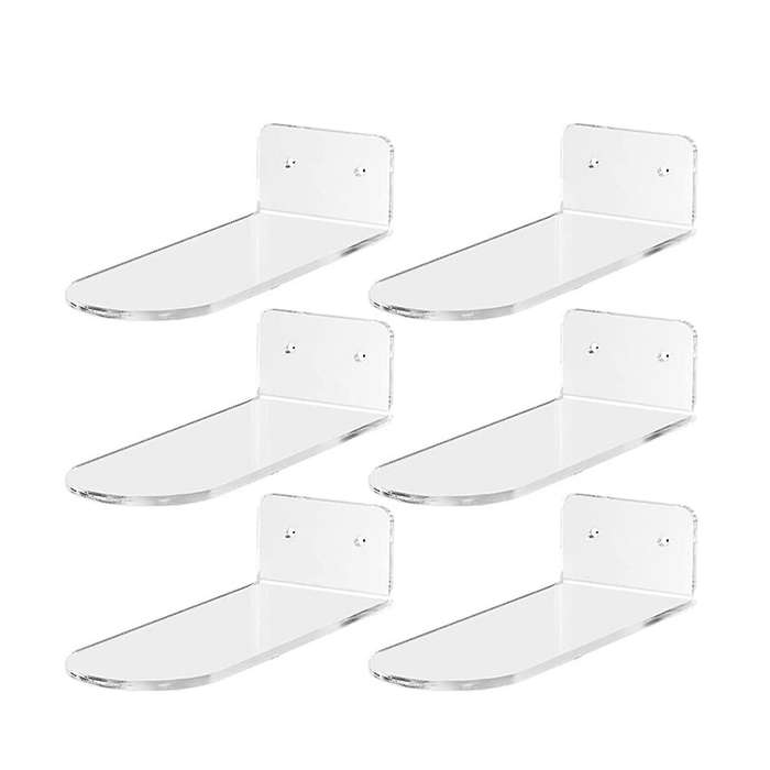 Floating Shoe Display Stand - 6 Shoe Shelf