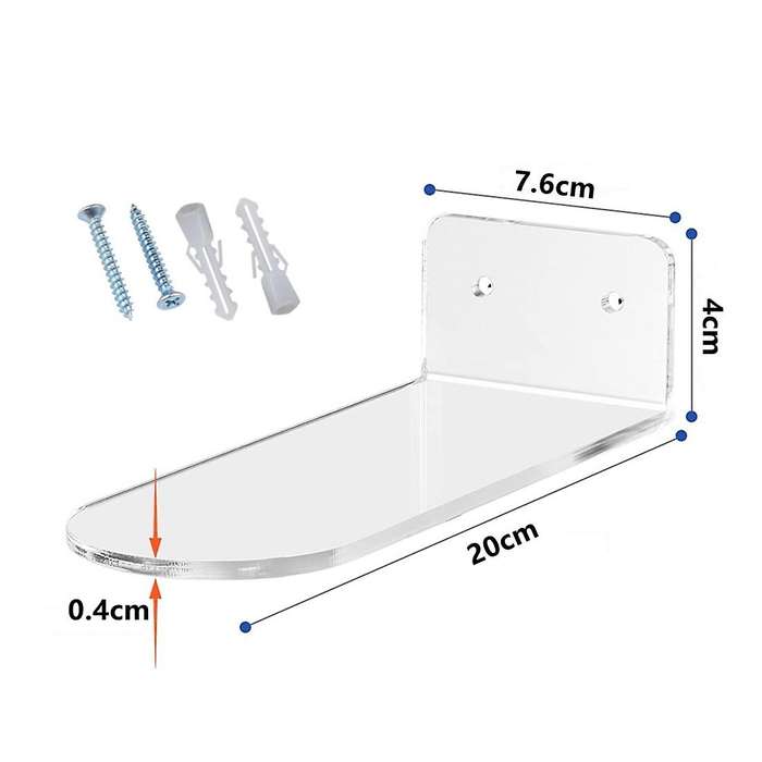 Floating Shoe Display Stand - 6 Shoe Shelf
