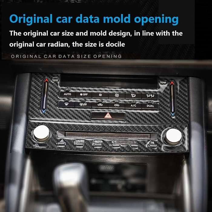 For Lexus Is250 Is200 2013-2019 Car Center Console Cd Panel Cover