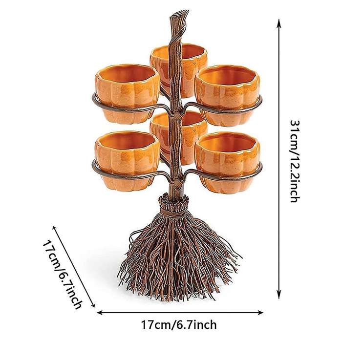 Halloween Pumpkin Snack Bowl Rack-halloween Bowl Candy Rack Bowl 6