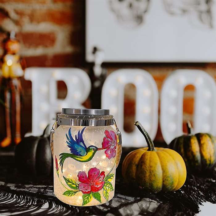 Solar Lantern Lights Mason Jar Lid Lights Led String Warm White