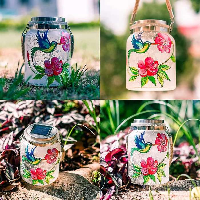 Solar Lantern Lights Mason Jar Lid Lights Led String Warm White