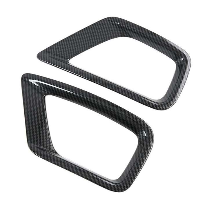 Rear Fog Lamp Frame Rear Fog Lamp Cover Chrome, Carbon Fiber
