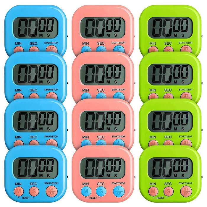 Small Digital Kitchen Timer Count Up and On/ Off Switch Timer