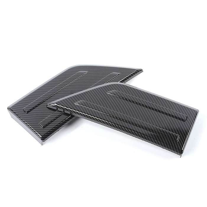 Car Front Bumper Grille Cover for Ford F150 2021, Abs Carbon Fiber