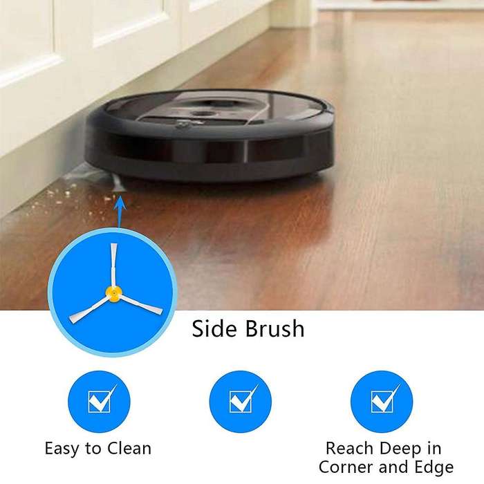 Sweeping Robot Accessories Filter Side Brush Set Suitable for Irobot