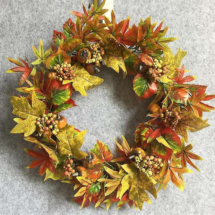 Fall Door Wreath Autumn for Front Door Thanksgiving Halloween Fall