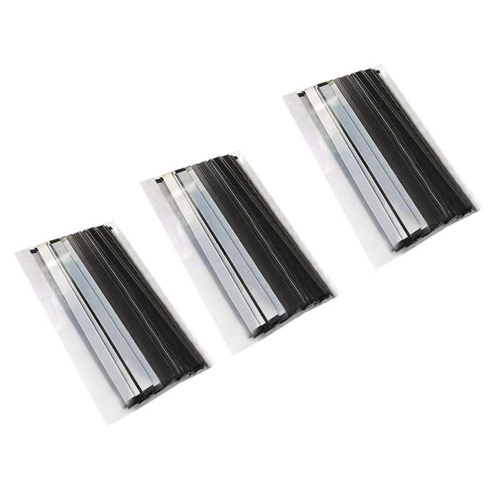 300 Peel and Stick Tin Ties, Wire Bendable, Coffee Bag Ties-black