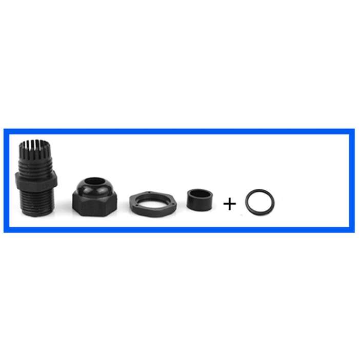 50pcs Npt 1/2 Ip68 Pa66 Cable Gland Flame-retardant Cable Fixing Head