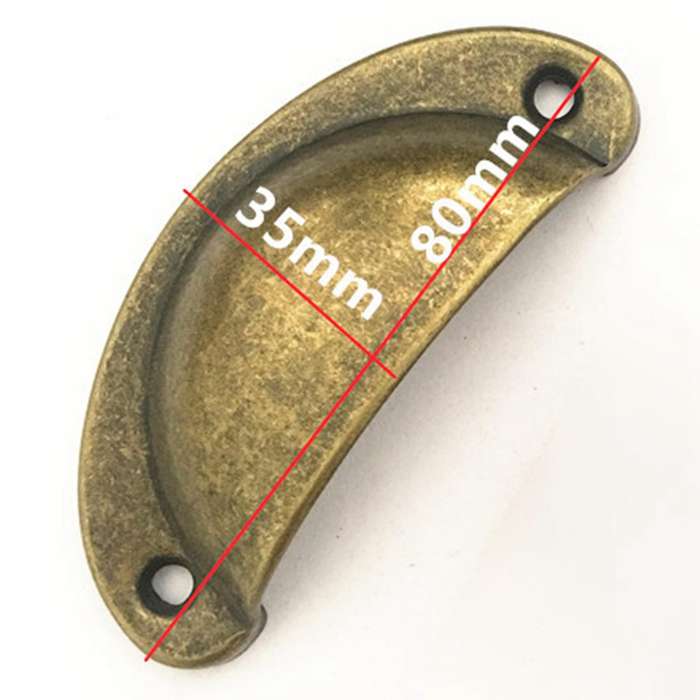 20pcs Vintage Metal Kitchen Drawer Cabinet Door Knob Antique Handle
