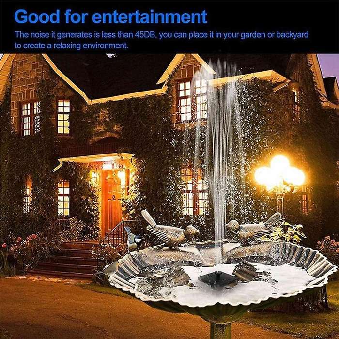 Solar Power Water Fountain Pump Solar Fontein Bird Fountain Water
