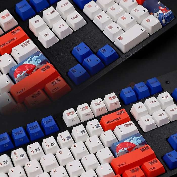 134-key Pbt Keycaps Sublimation 61/64/87/96/104 Mechanical Keycaps