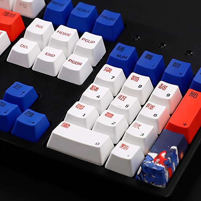 134-key Pbt Keycaps Sublimation 61/64/87/96/104 Mechanical Keycaps