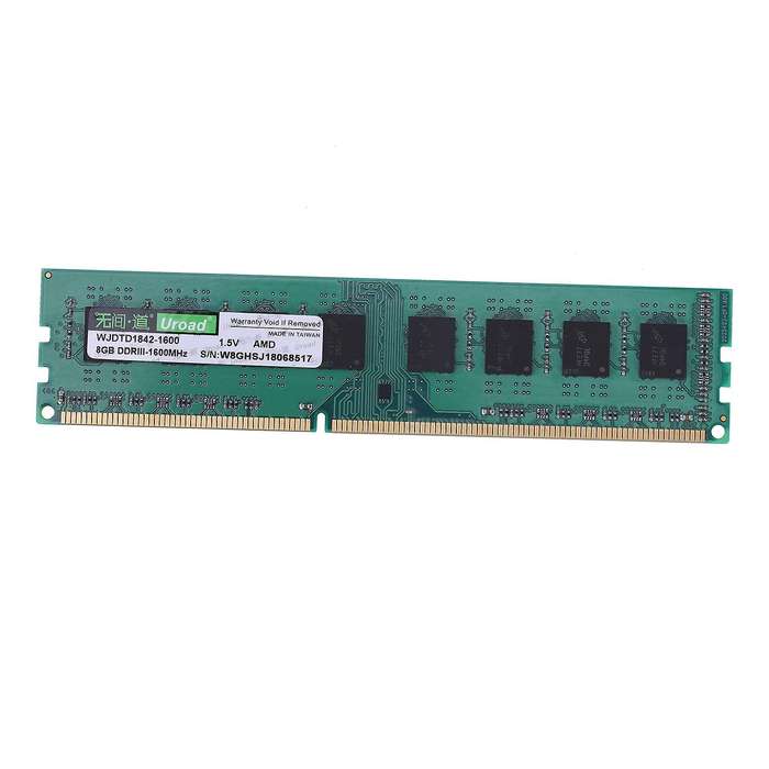 Uroad 8gb Ddr3 Ddr3i 1600mhz Ram Desktop Memory Dimm Only(8gb)