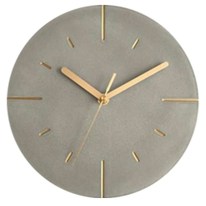 Nordic Industrial-style Cement Wall Clock Modern Silent Clocks