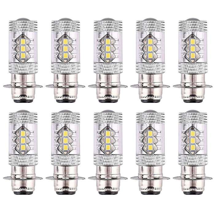 10x H6 Headlight Led Light Bulbs 12v White 80w Fog Light