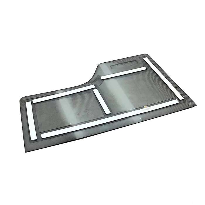 Silver Water Cup Holder Panel Trim for Lexus Es Es200 2018-2022