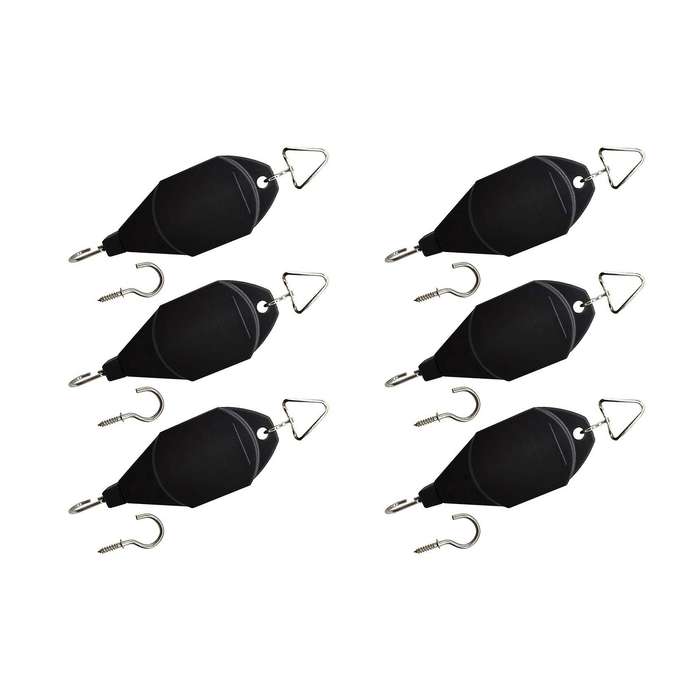 3 Pack Retractable Plant Hook Pulley,for Garden Baskets & Bird Feeder