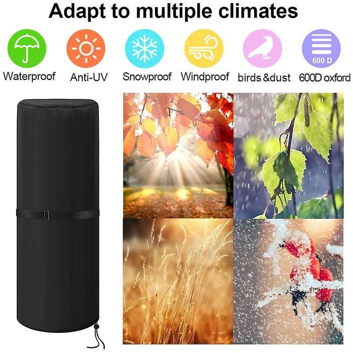 Patio Heater Covers Waterproof Outdoor Cover for Patio Heater