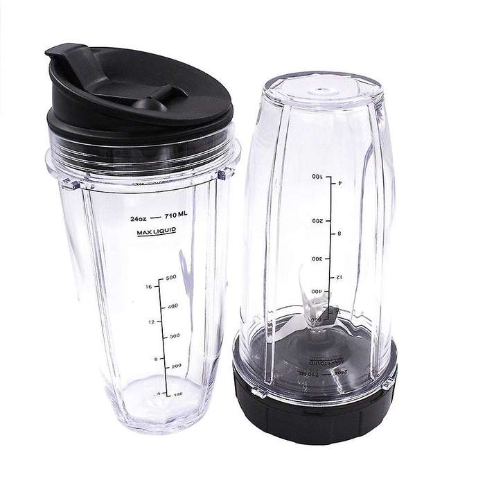 24oz Replacement Cups Compatible for Ninja Nutri Bn401, Bn701, Ss101