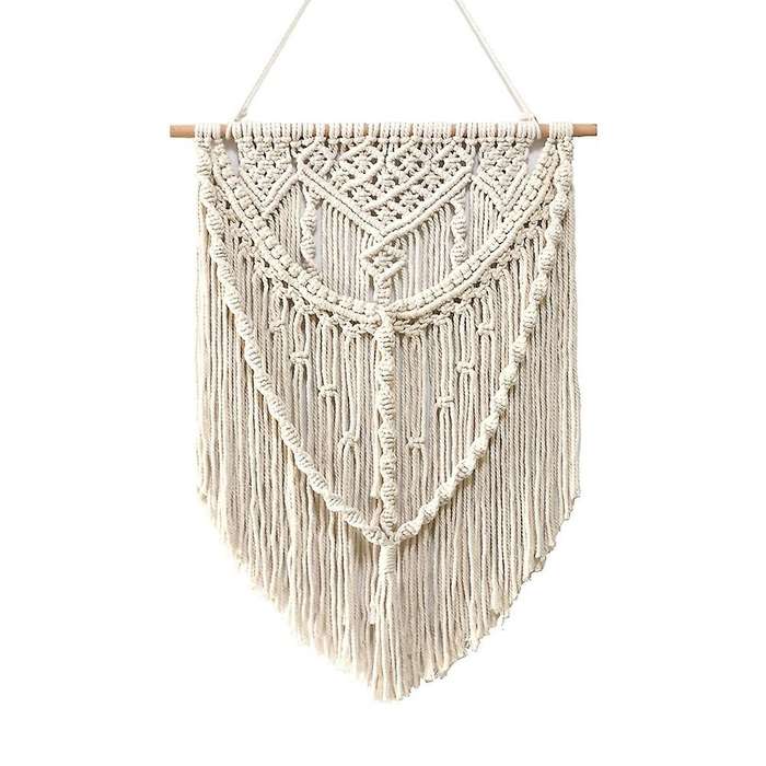 Macrame Wall Hanging Tapestry Wall Decor Boho Chic Handmade Cotton