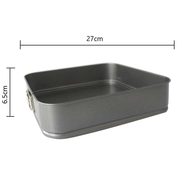 Cake Mold Pan Set 3pcs Cake Removable Square Round Heart Shape Tools