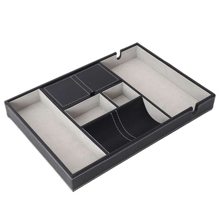 Valet Tray for Men, Edc Tray, Nightstand Organizer, Table Organizer