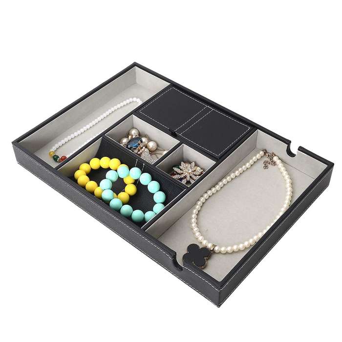 Valet Tray for Men, Edc Tray, Nightstand Organizer, Table Organizer