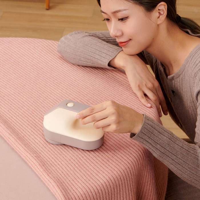 Digital Display Rechargeable Fabric Lint Shaver, Lint Remover, B