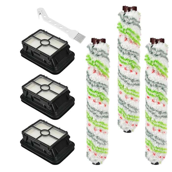 Roller Brush Hepa Filter Kit for Bissell Crosswave 1785 17132 Series