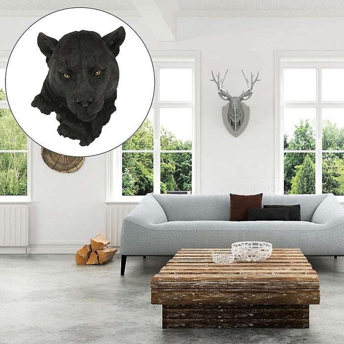 Retro Style Bar Nordic Decoration Resin Wall Decorationanimal Head