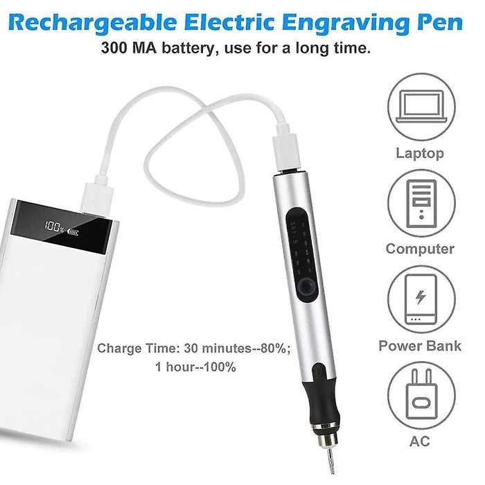 Engraving Pen Cordless Mini Carving Pen B