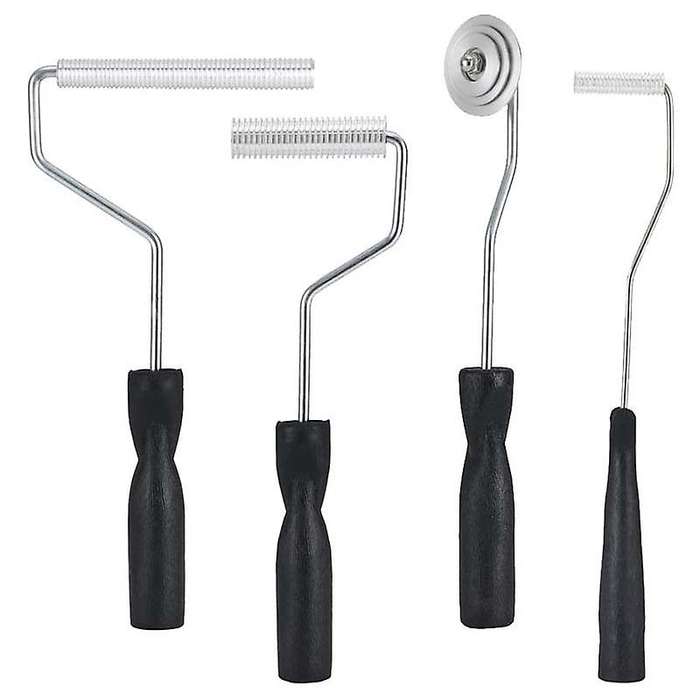 Glass Fiber Roller Tool Kit,4-piece Glass Fiber Resin for Ship Repair