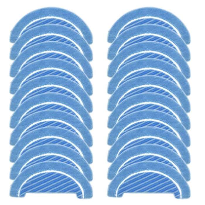 20pcs Replacement Mop Cloth Rags for Conga 1090 Robot Vacuum Cleaner