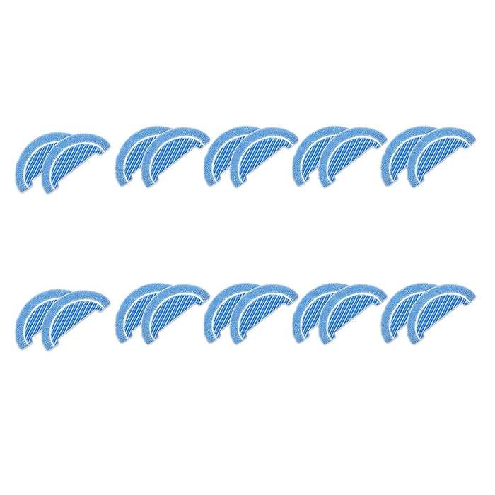 20pcs Replacement Mop Cloth Rags for Conga 1090 Robot Vacuum Cleaner
