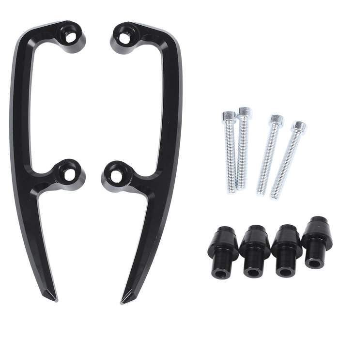 Motorcycle Cnc Aluminum Rear Grab Bars Seat(black)
