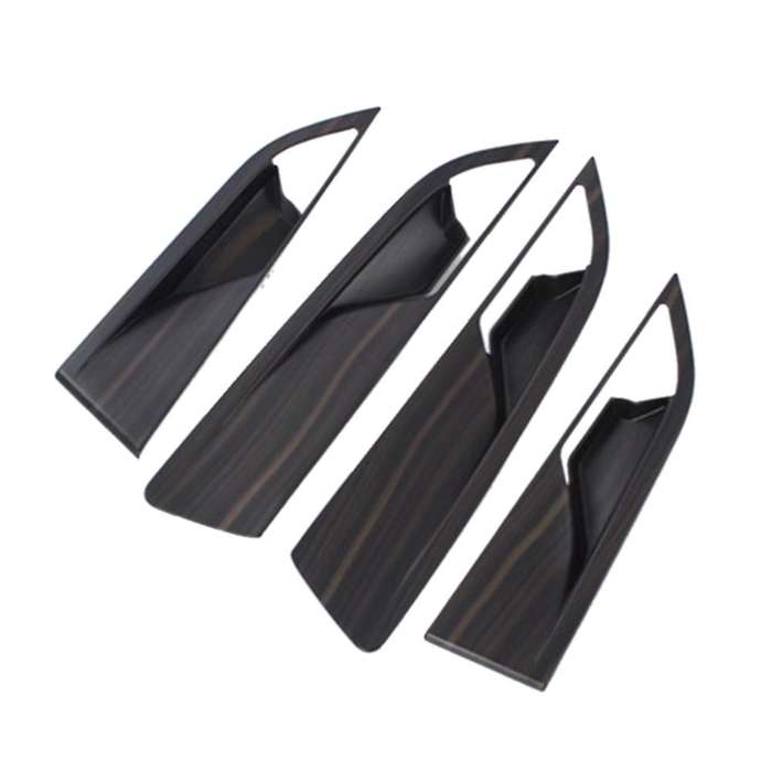 Peach Wood Grain Car Inner Handle Door Bowl Cover For- Id.6x 2022