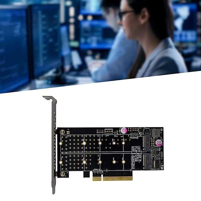 Pci-e X8 Dual Channel M.2 Nvme Ssd Expansion Card M.2 M Interface