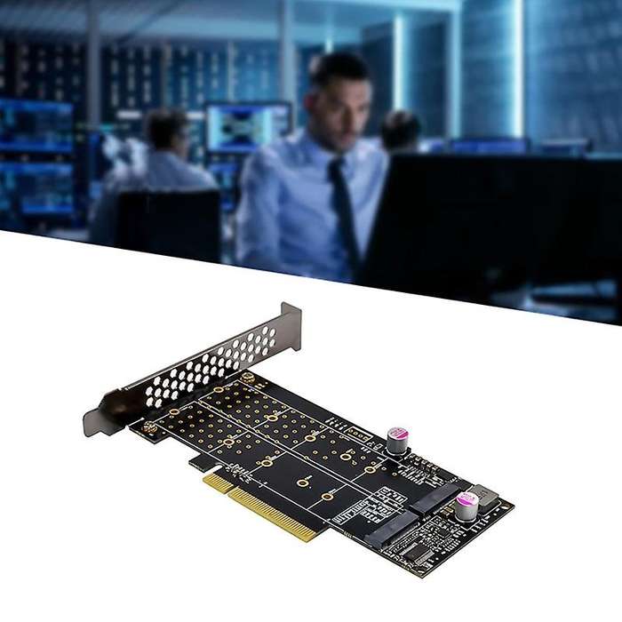 Pci-e X8 Dual Channel M.2 Nvme Ssd Expansion Card M.2 M Interface