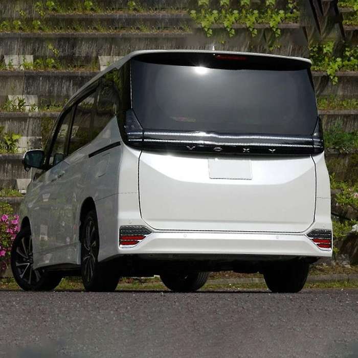 Car Abs Chrome Rear Reflector Fog Light Lamp Cover Trim Bezel Frame