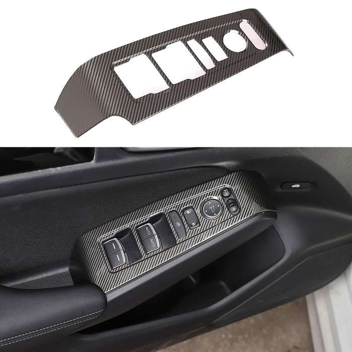 For 2022 Honda Civic 11th Stainless Steel Glass Lift Panel Frame Trim