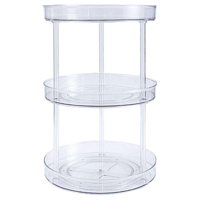 Lazy Susan Organizer Spice Rack for Cabinet for Kitchen Bathroom B