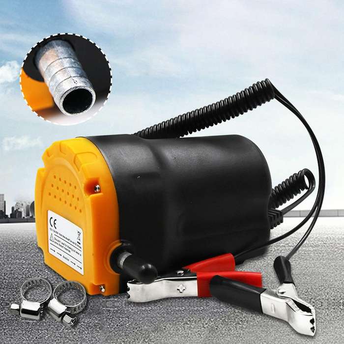 Car Engine Oil Pump 24v Motor Oil Sump Extractor Clear Fuel Delivery