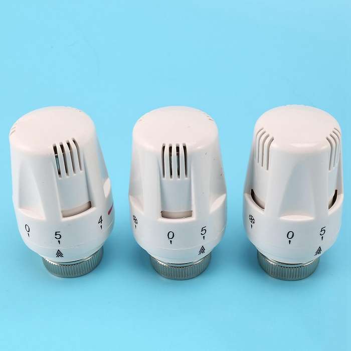 3pcs Thermostat Radiator Valve Trv Thermostatic Head Radiator