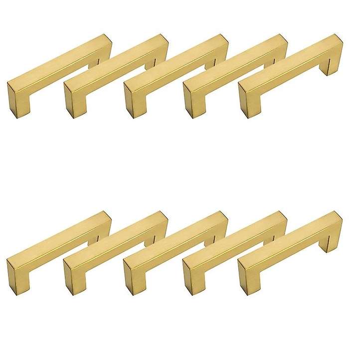10pack 3in Cabinet Pulls Gold Cabinet Pulls,gold Pulls Hardware