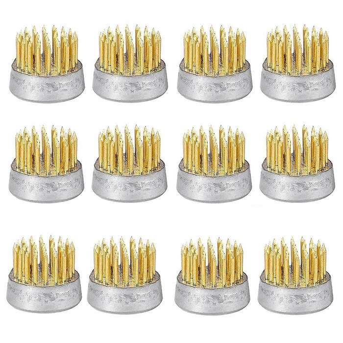 12 Pcs Pin Flower Frog Floral Round Flower Arranger Flower Holder
