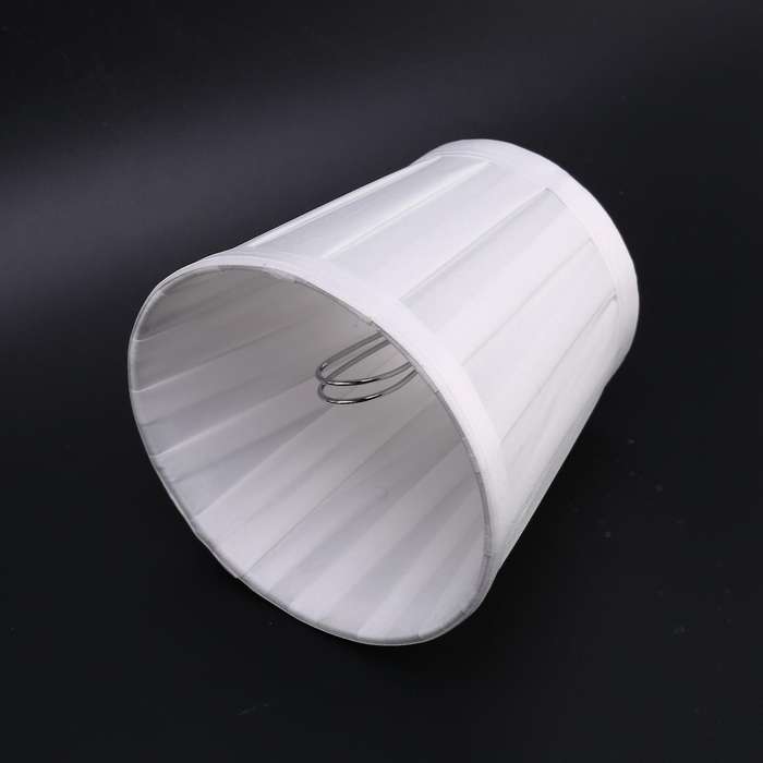 Droplight Wall Lamp Candle Chandelier Shade 6 Pcs Set (solid White)
